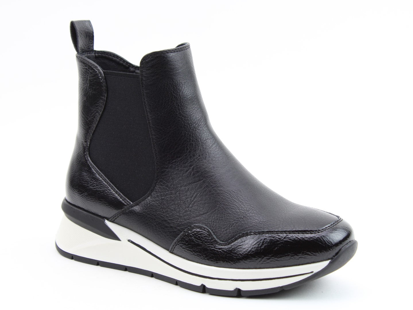 Heavenly feet black patent boots online