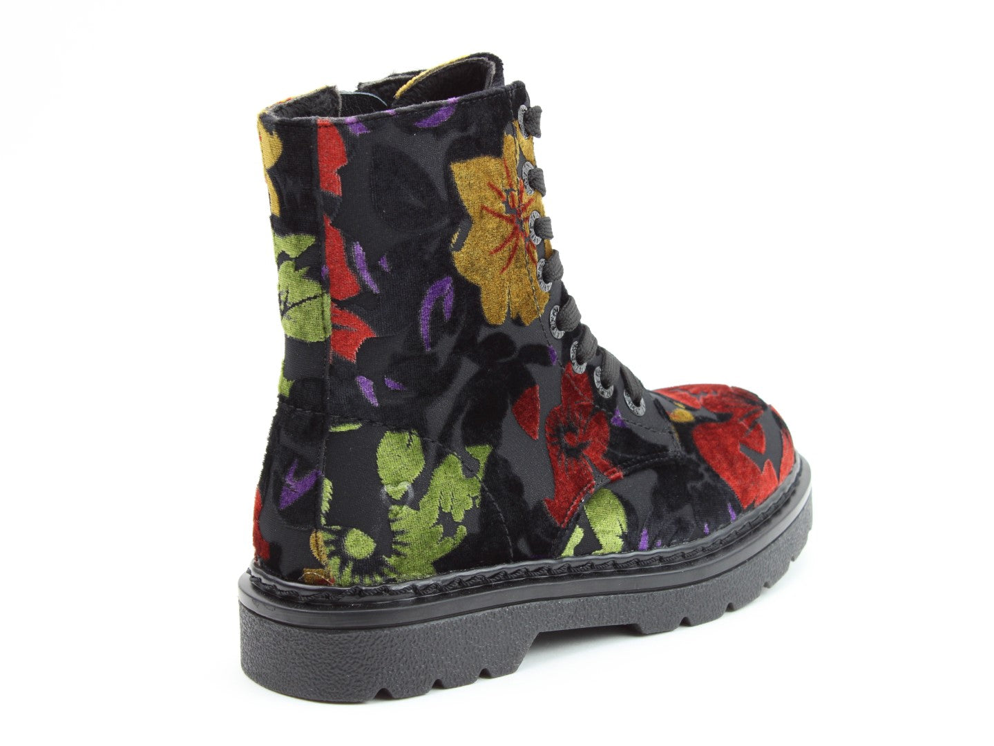 Justina2 Floral Velour