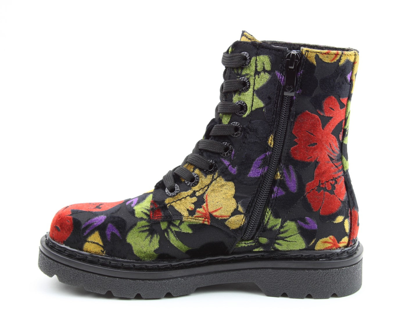 Justina2 Floral Velour