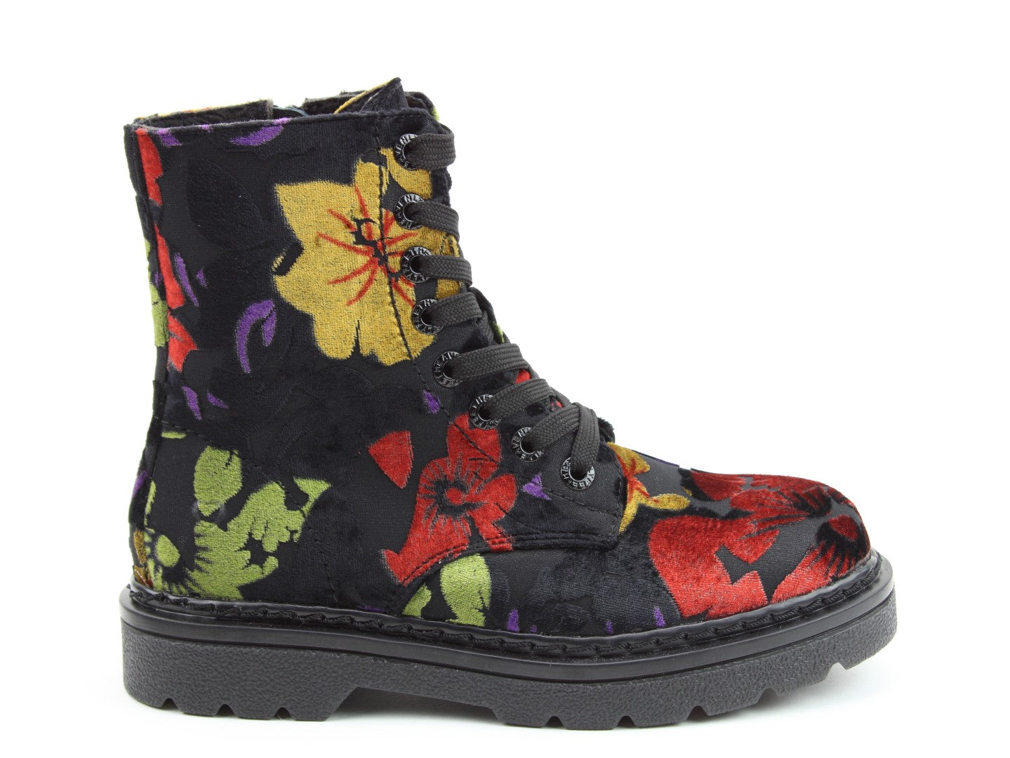 Justina2 Floral Velour