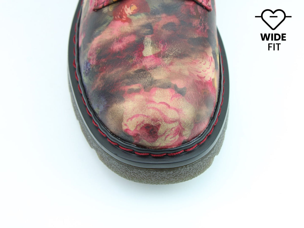 Justina2 Peony Floral WIDE FIT