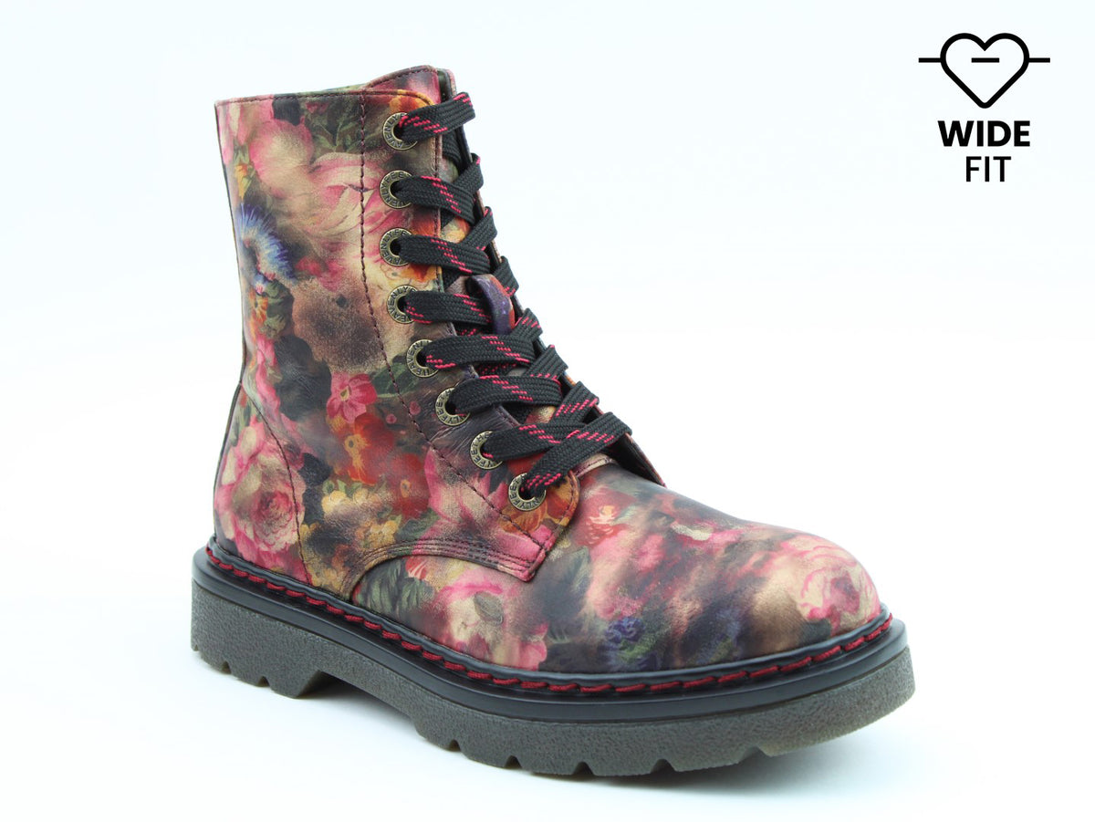 Justina2 Peony Floral WIDE FIT
